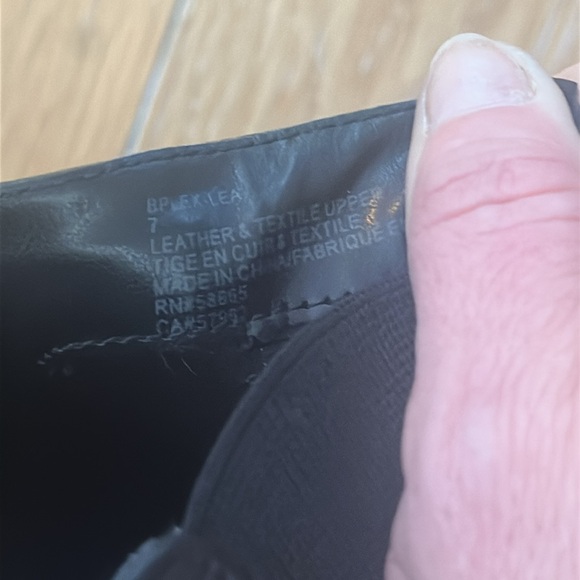 BP - Chelsea Lex Black Leather Bootie Size 7 - Picture 8 of 8